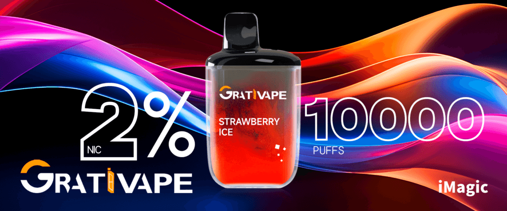 2024 Saksan myydyin varasto alkuperäinen Grativape iMagic 10000 suihke 10k kertakäyttöinen vape kynä 10 makua 1