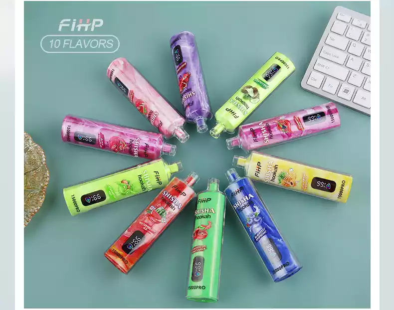 FIHP Shisha Hookah 15000 Puffs Pro 22ml Factory Wholesale Wide Selection of Flavors for a New Vaping Experience 12