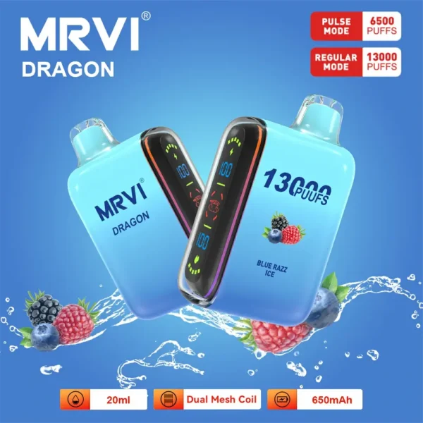 Mrvi Dragon 13000 Puffs hulgimüük ühekordselt kasutatavad suitsuvaibad jaemüüjatele