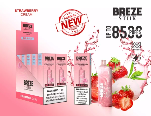 Breze Stiik BS 8500 Puffs оптом от источника Новые варианты вкуса для улучшения впечатлений от парения 12 в масштабе 1