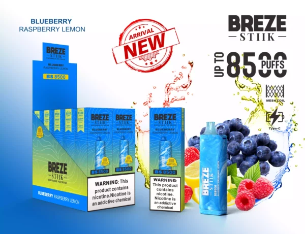 Breze Stiik BS 8500 Puffs оптом от источника Новые варианты вкуса для улучшения впечатлений от парения 4 в масштабе 1