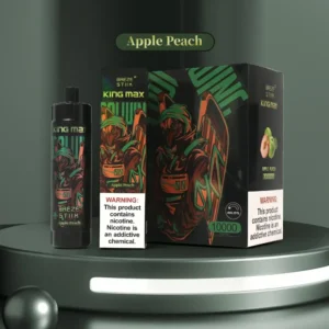 Breze Stiik King Max 10000 Puffs Pen Vape de unică folosință Capacitate 20 ml Flux de aer ajustabil Bobină de plasă Comerț cu ridicata Nicotină 0 1 7