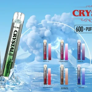 Экономичные одноразовые электронные сигареты ELF BOX CRYSTAL BAR 600 затяжек 0% 2% 5% Никотин оптом от фабрики Source, предлагающий различные варианты вкуса