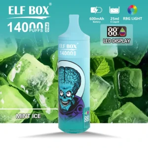 Перезаряжаемая одноразовая вейп-ручка ELF BOX RGB 14000 Puffs Pro — с низким содержанием никотина (0%, 2%, 3%, 5%), оптовая закупка