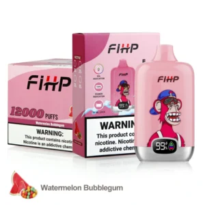 FIHP Shisha Hookah 12000 Puffs Vape Pen Pen za enkratno uporabo 20 ml E Tekočina za ponovno polnjenje 650 mAh baterija za veleprodajo 15