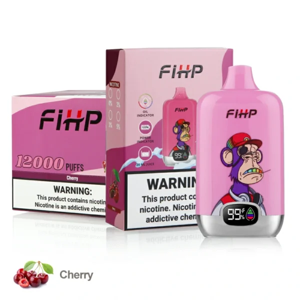 FIHP Shisha Hookah 12000 Puffs Vape Pen Pen za enkratno uporabo 20 ml E Tekočina za polnjenje 650 mAh baterija za veleprodajo 7