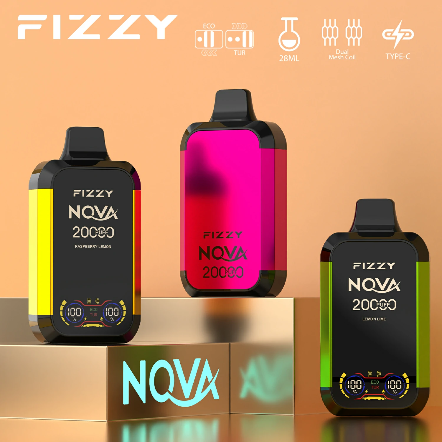 Fizzy Nova 20000 Puffs Disposable Vapes Bulk Buy Fresh Flavor Choices for an Unmatched Vaping Experience