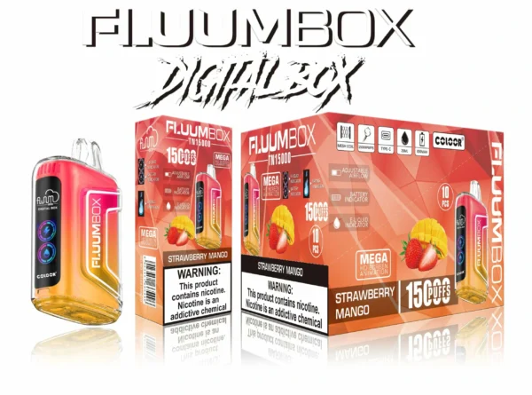 Fluum Box Digital 15000 Puffs 10 skálázott 1