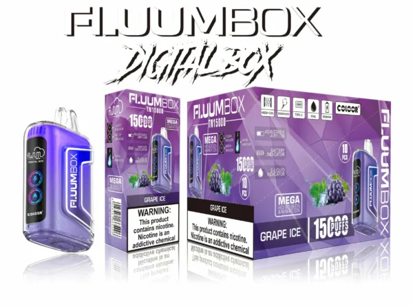 Fluum Box Digital 15000 Puffs 8 skálázott 1