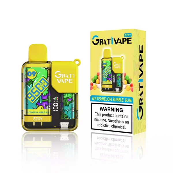 Grativape Ejoy 9500 Puffs Baterie reîncărcabilă 650 mAh Cea mai recentă țigară electronică Vânzare cu ridicata Vape de unică folosință 10 arome Suport OEM 10