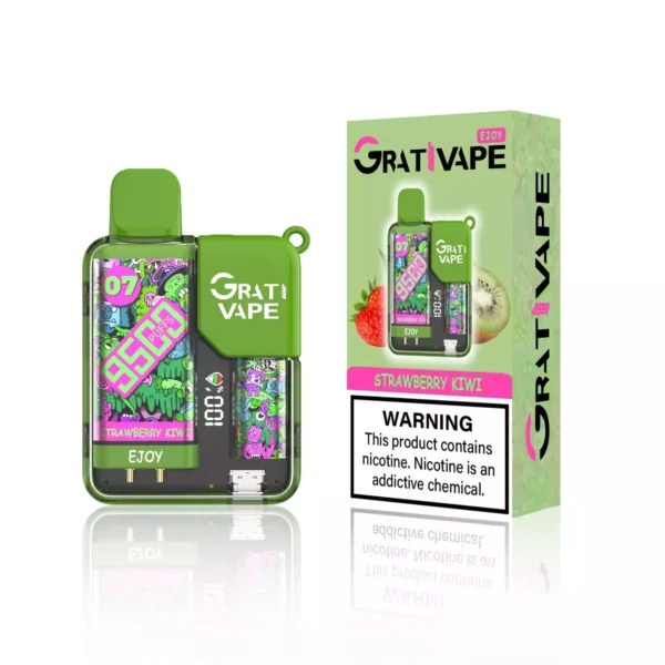 Grativape Ejoy 9500 Puffs Baterie reîncărcabilă 650 mAh Cea mai recentă țigară electronică Vânzare cu ridicata Vape de unică folosință 10 arome Suport OEM 8