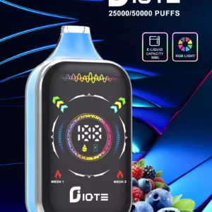 IQTE 50000 Puffs hulgimüük hulgi Ostke ühekordselt kasutatav vape LED ekraan Internetis ostlemine Nikotiin 0 2 5 Värske 15 maitset 800 mAh laetav elektrooniline sigaret 9