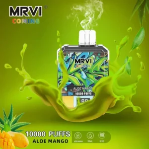 MRVI COMING 10000 PUFFS 19ml cewka siatkowa 2 3 5 niska nikotyna oryginalna hurtownia jednorazowe pióro Vape z ekranem wyświetlacza 11