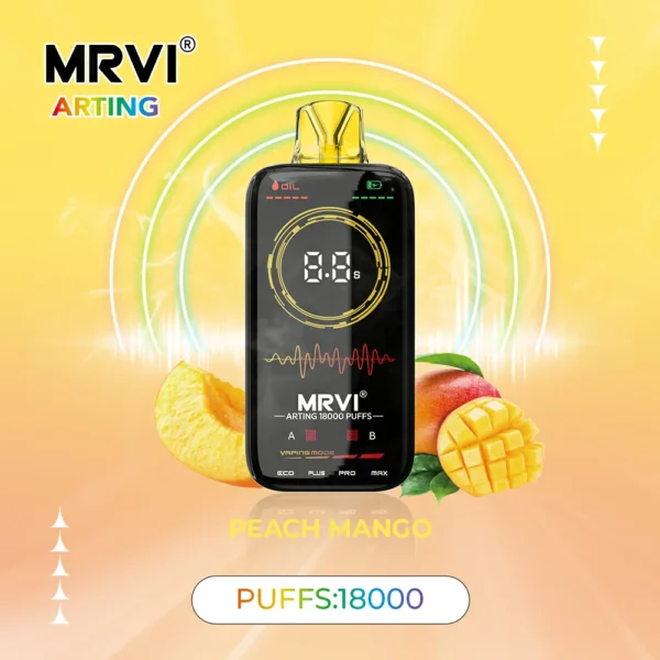 MRVI Arting 18000 Puffs 2% 5% Nicotina Vapes Descartáveis ​​Direto da Fábrica Atacado