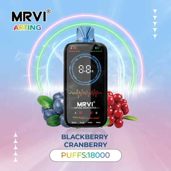 Newest Hot MRVI Arting 18000 Puffs 26ml 600mAh Battery 2 5 Nicotine Dual Mesh Coil Wholesale Disposable Vape Pen With Full Display Screen 7