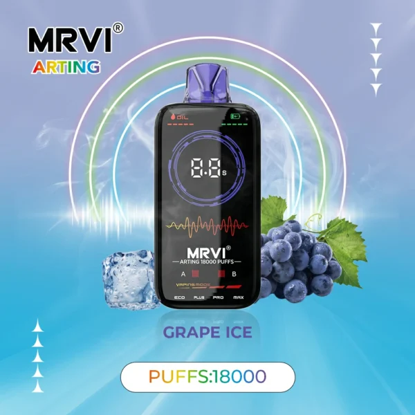 Newest Hot MRVI Arting 18000 Puffs 26ml 600mAh Battery 2 5 Nicotine Dual Mesh Coil Wholesale Disposable Vape Pen With Full Display Screen 8