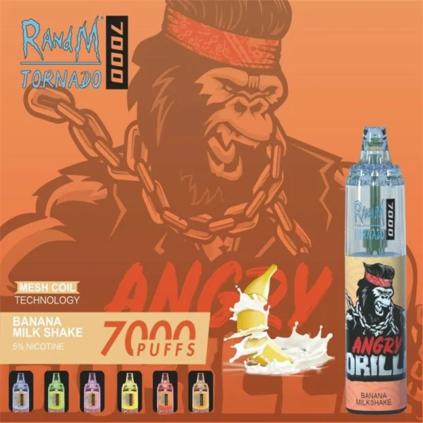 RandM Tornado 7000 Puffs 0 2 3 5 Confezione a basso contenuto di nicotina Acquista penne per vaporizzatori usa e getta all'ingrosso 10