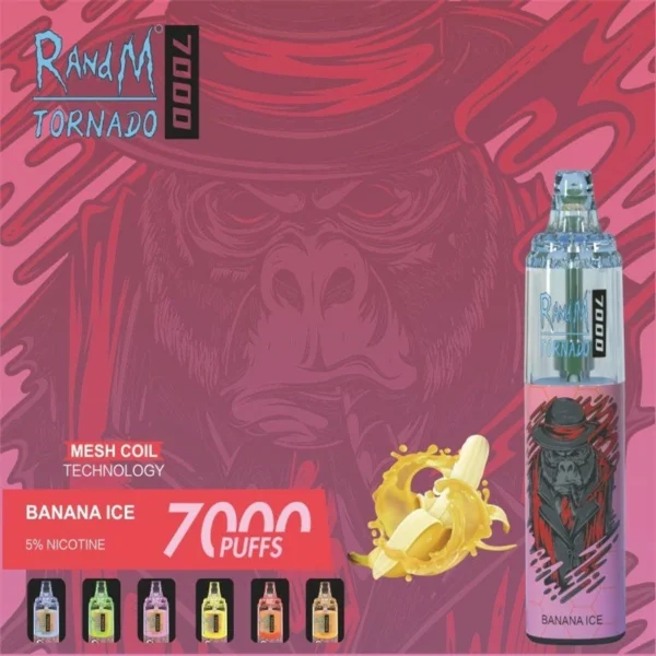 RandM Tornado 7000 Puffs 0 2 3 5 Confezione a basso contenuto di nicotina Acquista penne per vaporizzatori usa e getta all'ingrosso 9