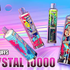 Uwin Crystal 10000 sbuffi ricaricabili 650mAh Vape monouso all'ingrosso Luci RGB Nicotina 0 2 3 5 15 Aromi Fabbrica all'ingrosso Acquista 4 in scala 1