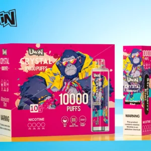 Uwin Crystal 10000 sbuffi ricaricabili 650mAh Vape usa e getta all'ingrosso Luci RGB Nicotina 0 2 3 5 15 Aromi Fabbrica Bulk Acquista 9