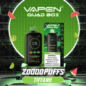 VAPEN QUAD BOX 20000 PUFFS Bobine di riscaldamento doppie La fabbrica di vaporizzatori monouso più venduta diretta con diverse scelte di sapori Nicotina 2% 5%