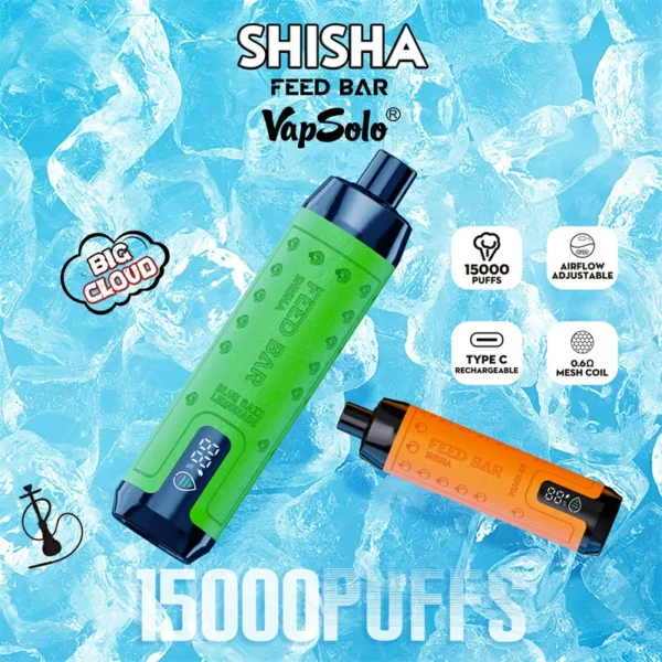 Vapsolo Shisha 15000 Rookwolken 2