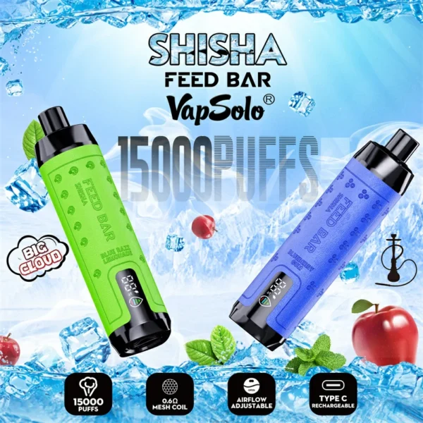 Vapsolo Shisha 15000 Rookwolken 9