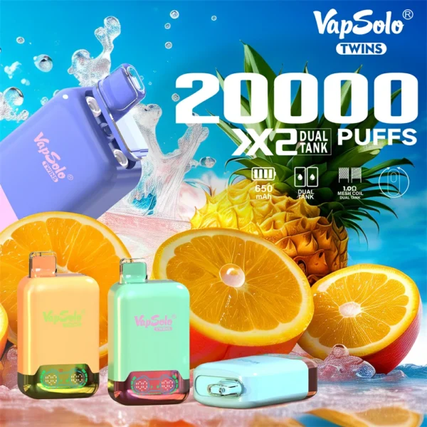 Vapsolo Twins Shisha 20000 Puffs 2