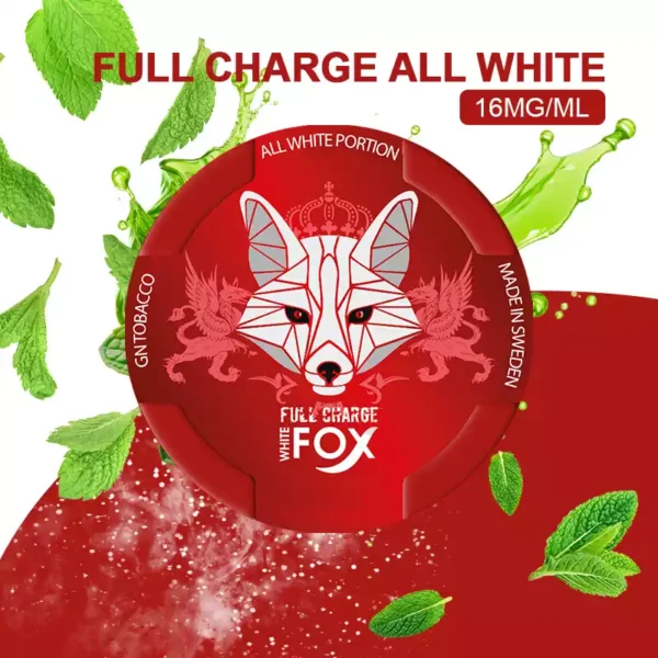 Sachets de nicotine White FOX Achat en gros en ligne 16MG Saveur fraîche Économisez 35 Original Vente en gros 4