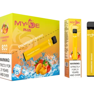 MYDE Plus 800 bouffées 550mAh 0% 2% 5% Nicotine Multi Saveur Vapes en gros pour tous les utilisateurs