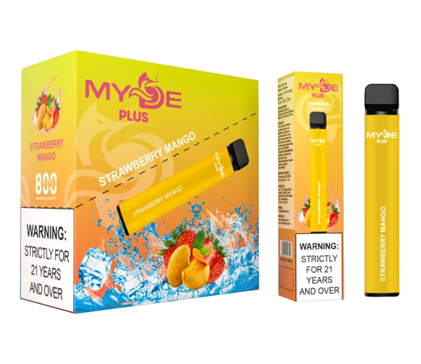 MYDE Plus 800 bouffées 550mAh 0% 2% 5% Nicotine Multi Saveur Vapes en gros pour tous les utilisateurs