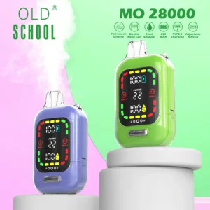 Hulgimüük OLD School MO 28000 Puffs ühekordselt kasutatav Vape Pen 26 ml mitme nikotiini tasemega 0 2 3 5 Otse tehasest 3 skaleeritud 1