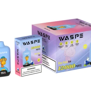 Comerț cu ridicata Waspe 12000 Puffs Cutie digitală Pen Vape de unică folosință cu afișaj LCD Capacitate 20 ml Bobină de plasă Niveluri multiple de nicotină 0 2 3 5 11