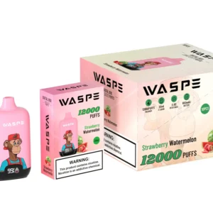 Comerț cu ridicata Waspe 12000 Puffs Cutie digitală Pen Vape de unică folosință cu afișaj LCD Capacitate de 20 ml Bobină de plasă Niveluri multiple de nicotină 0 2 3 5 14