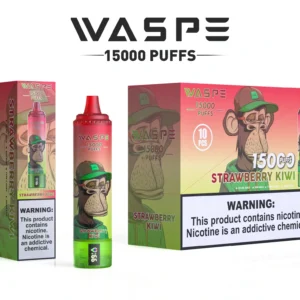 Comerț cu ridicata Waspe 15000 Puffs Pen Vape de unică folosință cu 22 ml E-Lichid 850mAh baterie reîncărcabilă și afișaj LCD Disponibil în 0 2 3 5 Nivele de nicotină 16