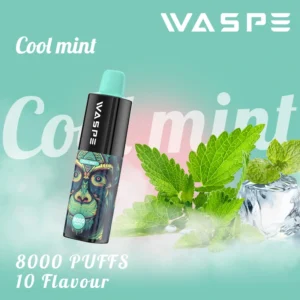 Hulgimüük Waspe 8000 Puffs ühekordselt kasutatav Vape Pen pliiats mitme nikotiiniga 0 2 3 5 taset 16 ml Maht C-tüüpi laetav aku 4