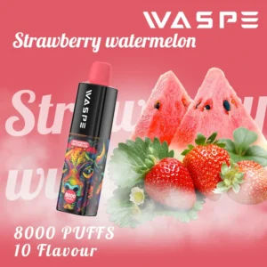 Hulgimüük Waspe 8000 Puffs ühekordselt kasutatav Vape Pen pliiats mitme nikotiiniga 0 2 3 5 taset 16 ml Maht C-tüüpi laetav aku 8