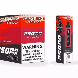 Bang King 25000 Puffs -nahkakotelo Factory Suora tukkumyynti useita makuja parantaaksesi höyrystyskokemustasi 8