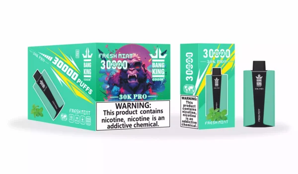 Bang King 30000 Puffs Pro оптом из источника Новые варианты вкуса для улучшения впечатлений от парения 8 масштабов