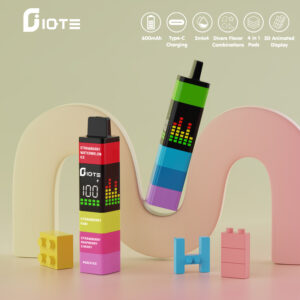 Exceptional IQTE 2400 Puffs Disposable Vape with 500mAh Battery 3D Display and 0 2 3 5 Nicotine Wholesale 6