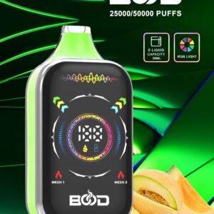 Uuenduslik tehnoloogia Bood Pulse Pro 50K hulgimüügi ühekordselt kasutatav vape 850mAh laetav aku 38ml E vedela võrgusilma mähis 0 2 5 Nicotine Direct tehase müük 17