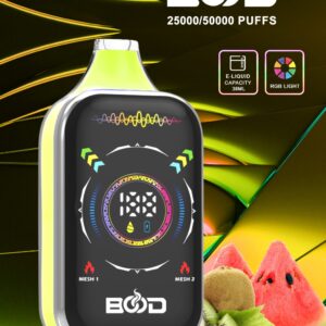 Uuenduslik tehnoloogia Bood Pulse Pro 50K hulgimüügi ühekordselt kasutatav vape 850mAh laetav aku 38ml E vedela võrgusilma mähis 0 2 5 Nicotine Direct tehase müük 19