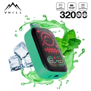 Latest Model Vhill FULL SCREEN 32000 Puffs with 5% Nicotine and 1.0 Ohm Mesh Coil–Wholesale Bulk Purchase Available (10)