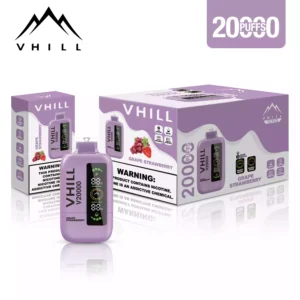 New VHILL 20000 Puffs Disposable Vape with 5 Nicotine Rechargeable with TYPE C Charging Bulk Purchase Available 8