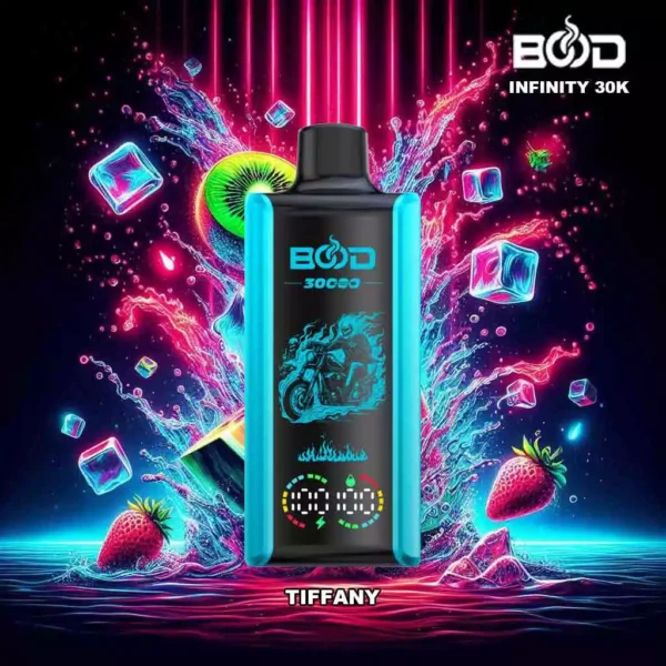 Silmapaistev BOOD Infinity 30000 Puffs ühekordselt kasutatav vape koos 650mAh laetava akuga ja 20 ml E vedelikku hulgimüügiks 17