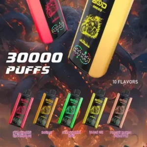 Silmapaistev Bood Infinity 30000 Puffs ühekordselt kasutatav vape koos 650mAh laetava aku ja 20 ml e-vedeliku hulgimüügiks (28)