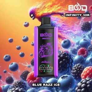 Silmapaistev BOOD Infinity 30000 Puffs ühekordselt kasutatav vape koos 650mAh laetava akuga ja 20 ml E vedelik hulgimüügiks 6