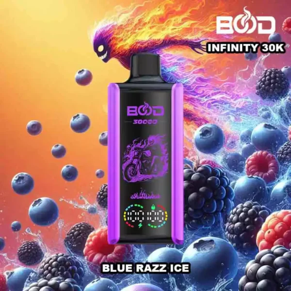 Silmapaistev BOOD Infinity 30000 Puffs ühekordselt kasutatav vape koos 650mAh laetava akuga ja 20 ml E vedelik hulgimüügiks 6