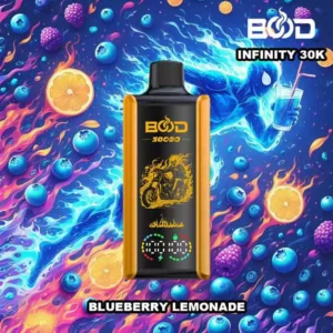 Silmapaistev BOOD Infinity 30000 Puffs ühekordselt kasutatav vape koos 650mAh laetava akuga ja 20 ml e vedelik hulgimüügiks 7