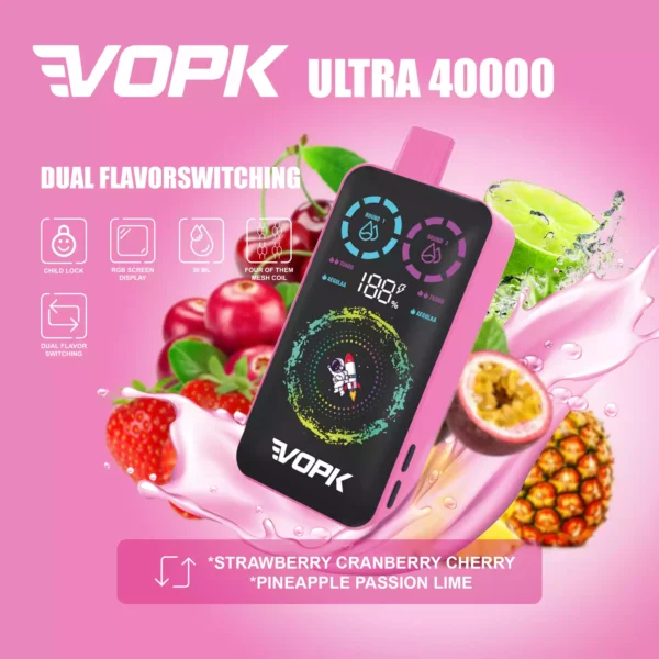 Premium VOPK ULTRA 40000 Puffs Disposable Vape with 36ML Atomizer – Purchase in Bulk for Wholesale Disposable Vapes Now 9